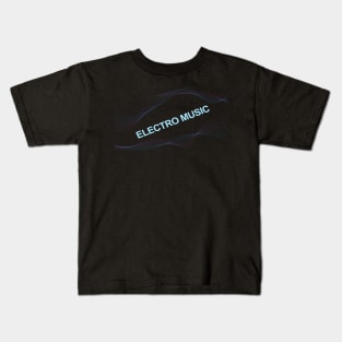 Music electro EDM rock hiphop techno gift idea Kids T-Shirt